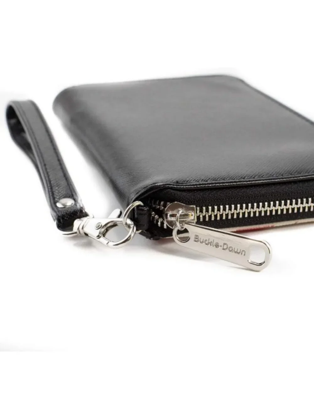 Vegan Leather Zip Around Wallet with Peanuts Design - Stylish & Functional